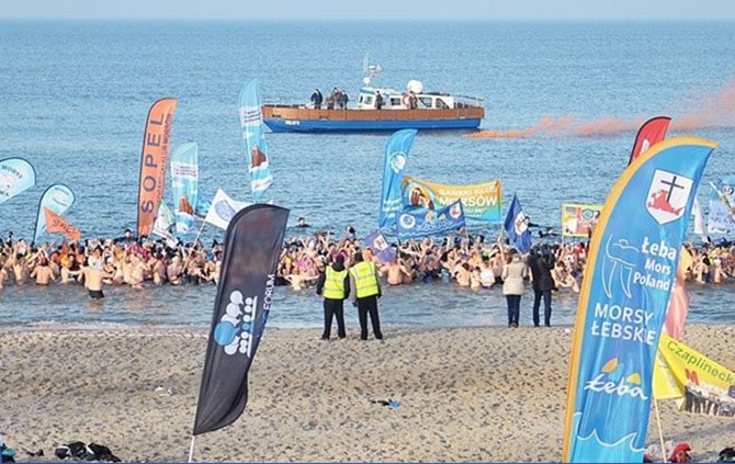 Walross Baden in Kolberg