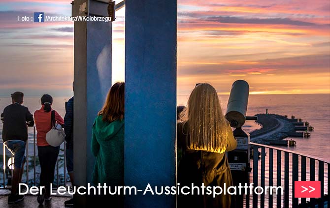 Der Leuchtturm in Kolberg - Aussichtsplattform